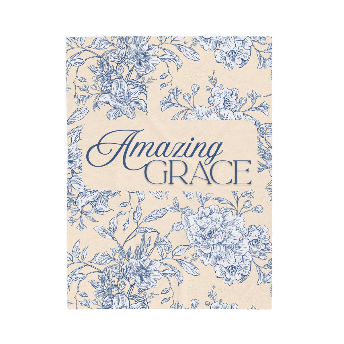 Amazing Grace Velveteen Plush Blanket