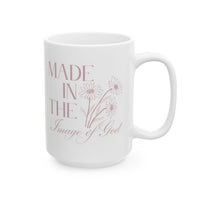 Made in the Image of God – Floral Ceramic Mug