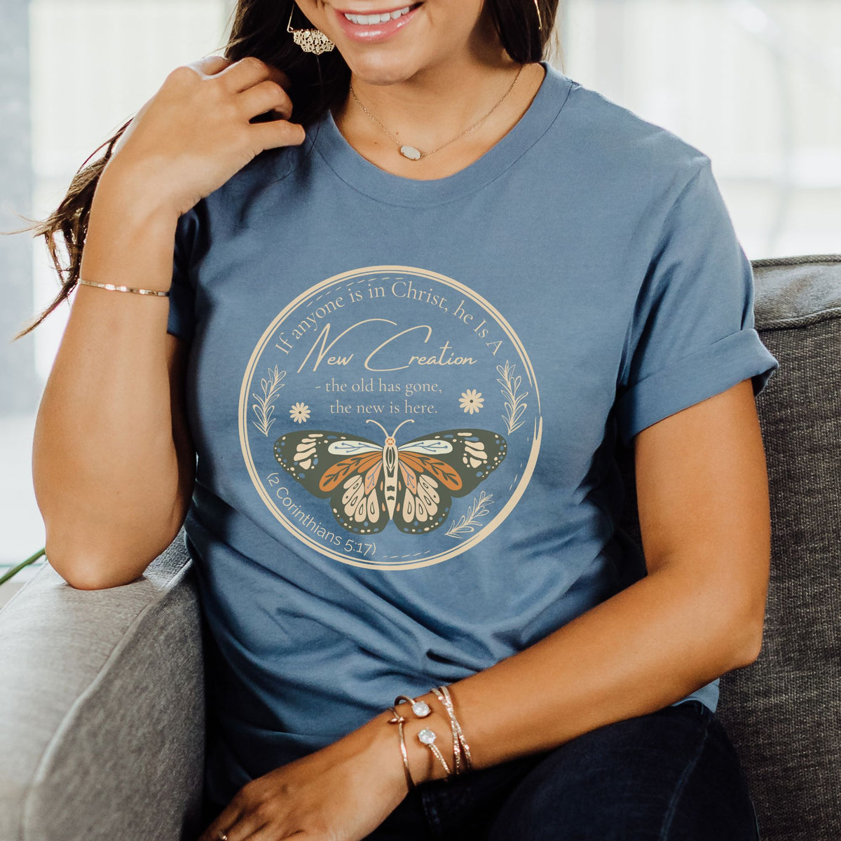 New Creation Butterfly Tee